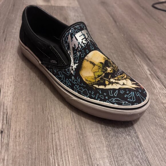 Metallica Sad But True Vans Slip-On 9.5 - Picture 4 of 5